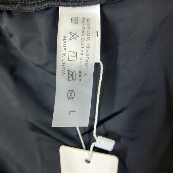 Holipick High Waist Swim Skirt w/Built In Brief, Black Women's Size L NWT - Picture 6 of 7